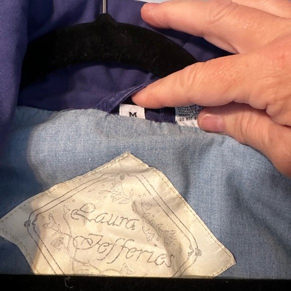 Laura Jeffries all weather jacket oversized medium with hideable hood - Picture 6 of 14